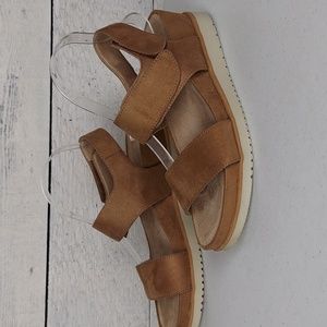 Natural Soul Size 10M Sandals Comfort Cushion Sole Ankle Straps Adjustable